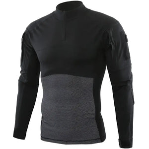 T-Shirt de Combat Militaire Noir