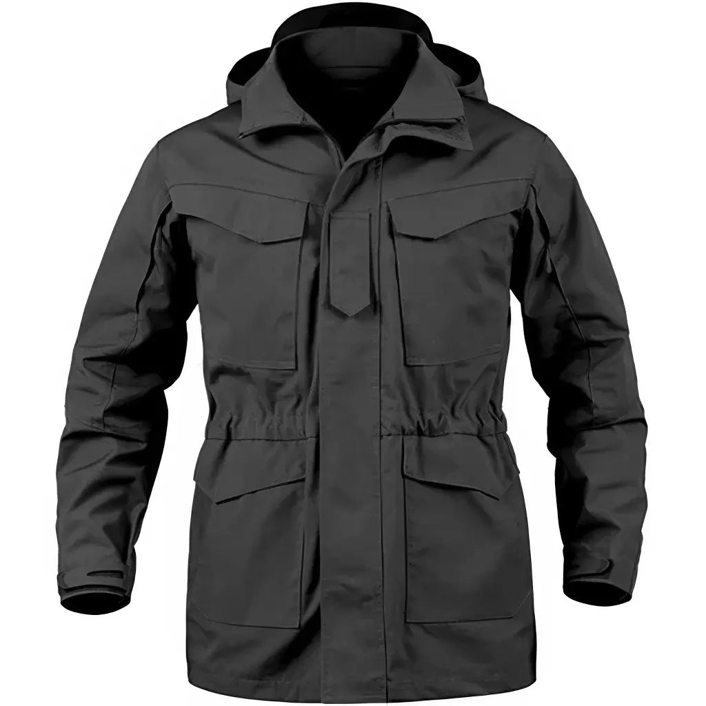 Veste Style Militaire Noire
