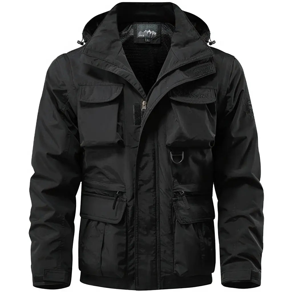 Veste Militaire et Utilitaire Noire