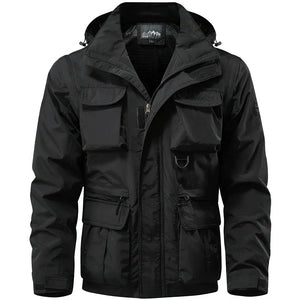 Veste Militaire et Utilitaire Noire