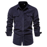 Chemise Bleue Militaire Homme
