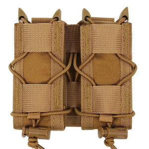 Pochette MOLLE Chargeur 9mm Marron