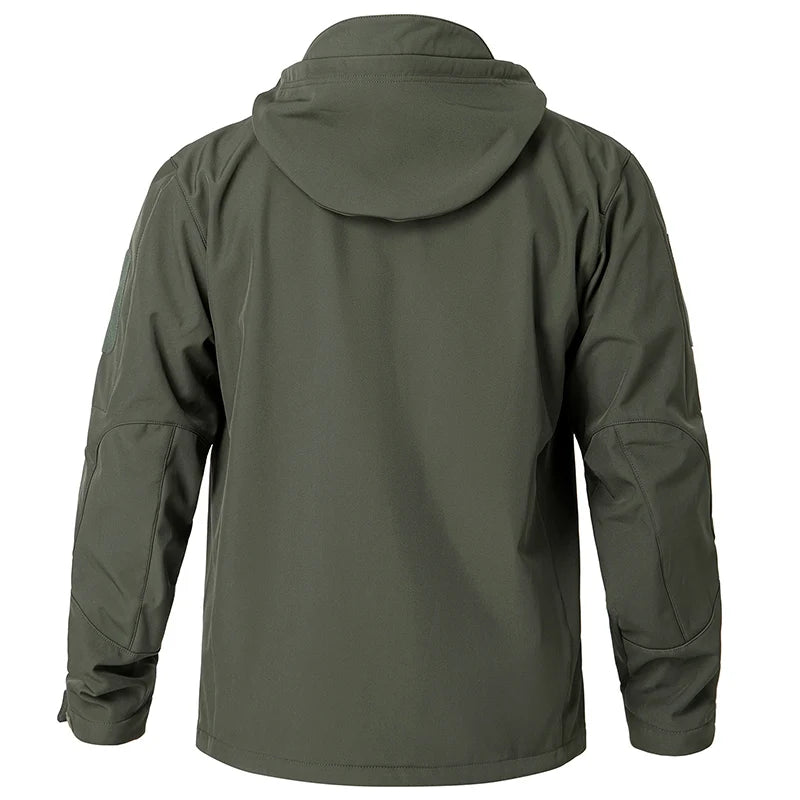 Veste Militaire Imperméable Doublée Polaire Arrière