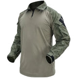 Chemise Longue Militaire Verte Tactique 