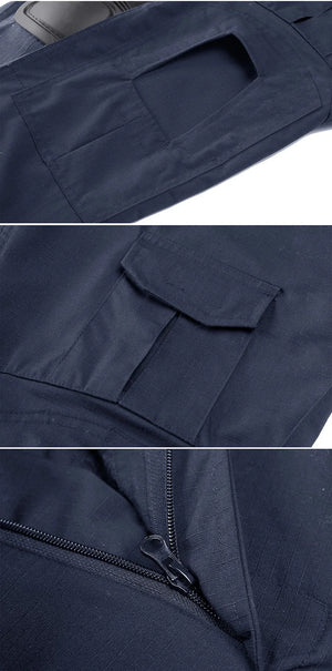 Pantalon Militaire Bleu Poches