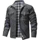 Veste Militaire Chic Grise