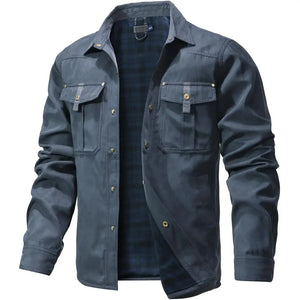 Veste Militaire Chic Bleue