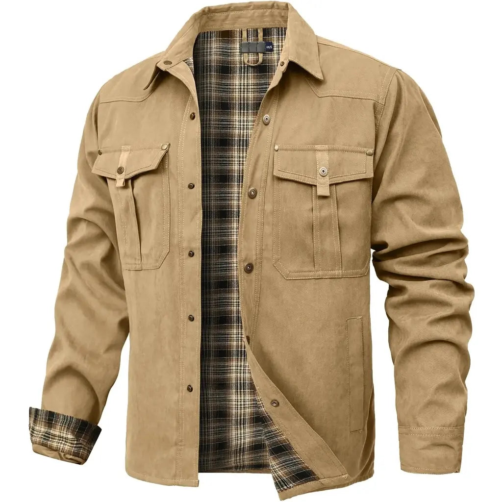Veste Militaire Chic Beige