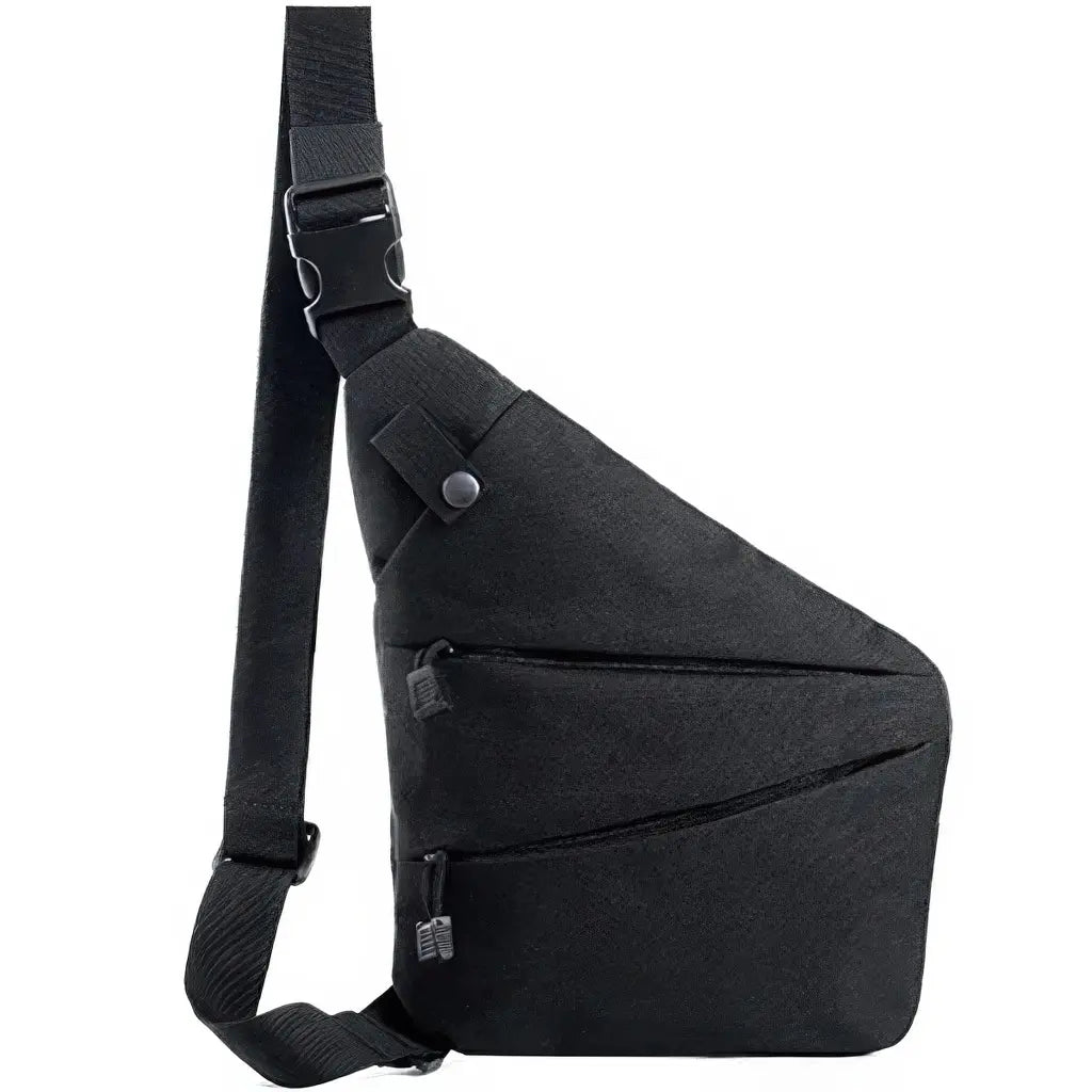 Sacoche Tactique Noire Poitrine