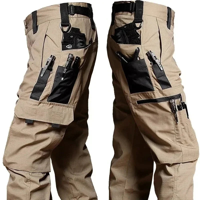 Pantalon Tactique Militaire Homme Beige