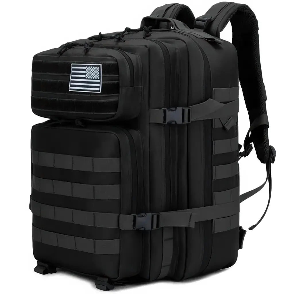 Sac à Dos Militaire 60L Noir