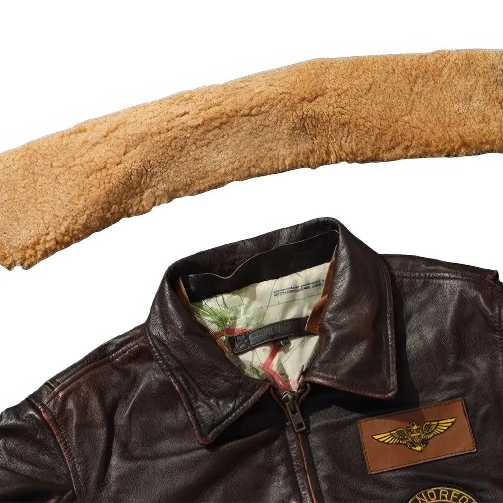 Veste homme Cuir Homme Militaire