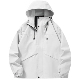 Veste Légère Homme Style Militaire Blanche