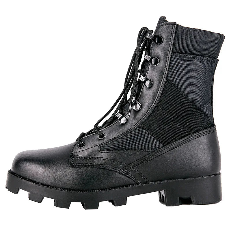 Chaussures Militaires en Toile Noires
