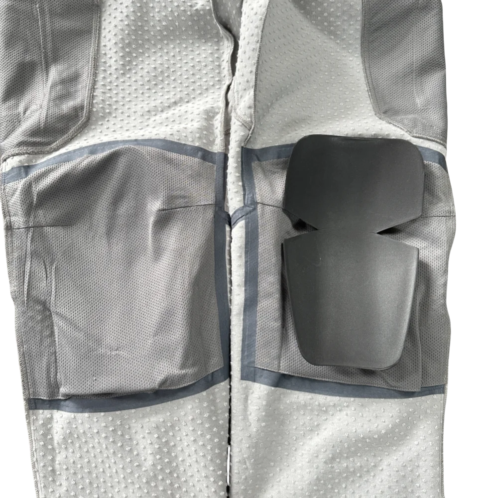 Pantalon Militaire Blanc Genouillères 