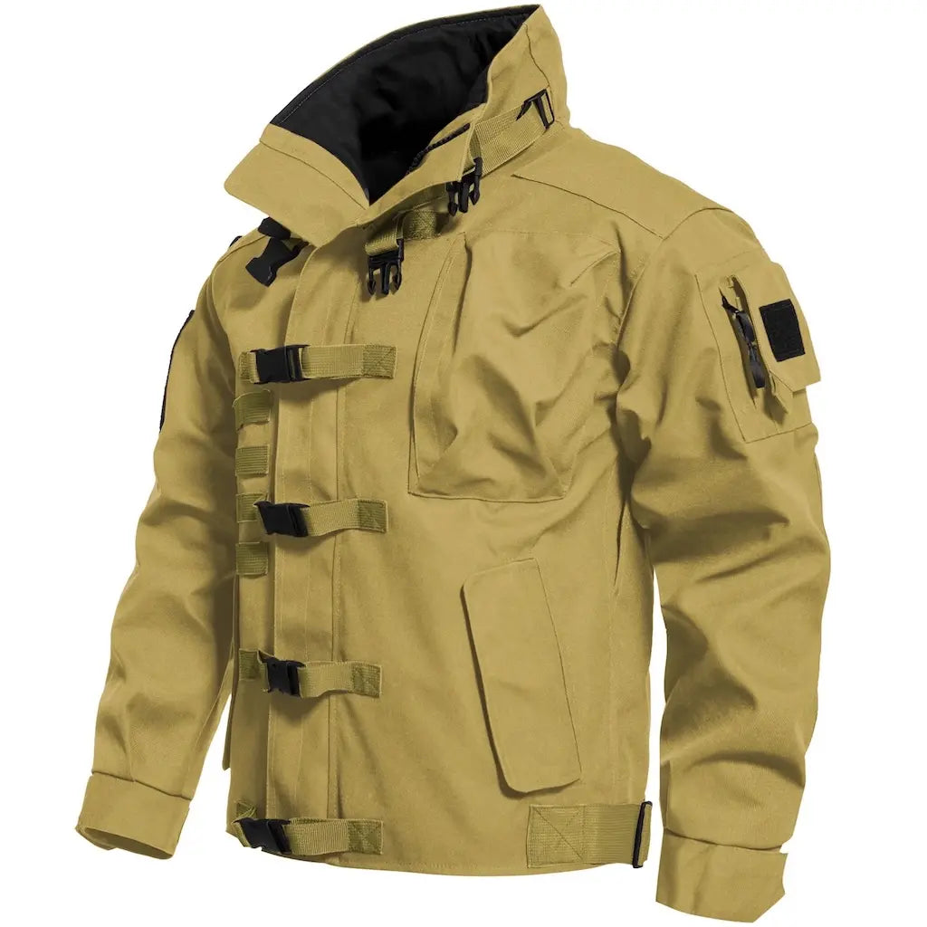 Veste Tactique Militaire Homme Beige