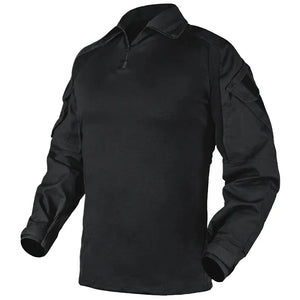 Chemise Longue Militaire Noire