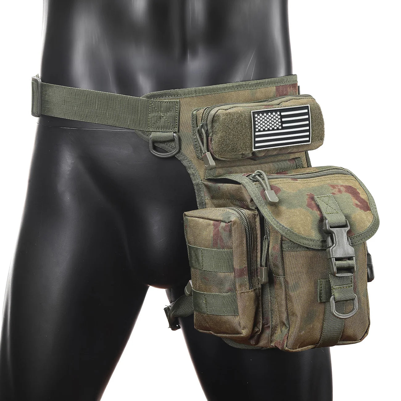 Sac de Jambe Tactique Forêt