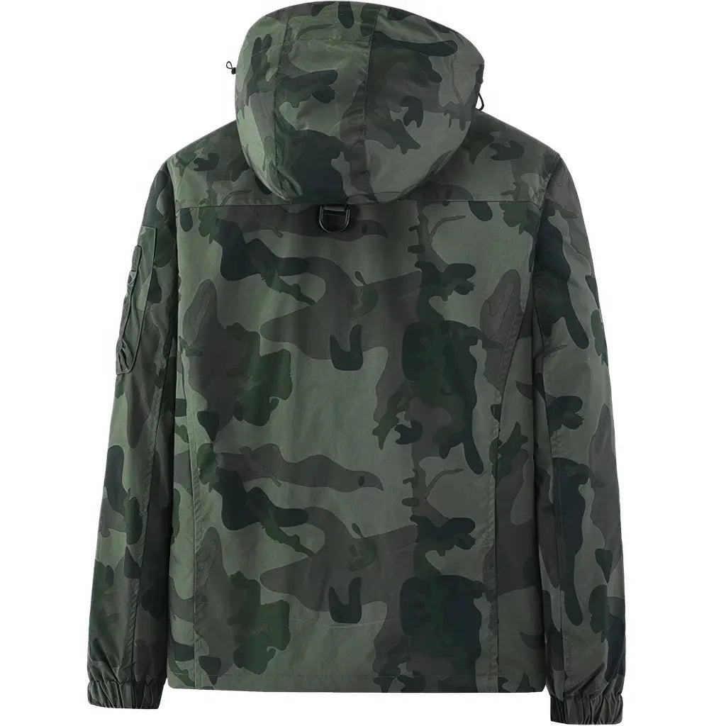 Veste Militaire Kaki Arrière