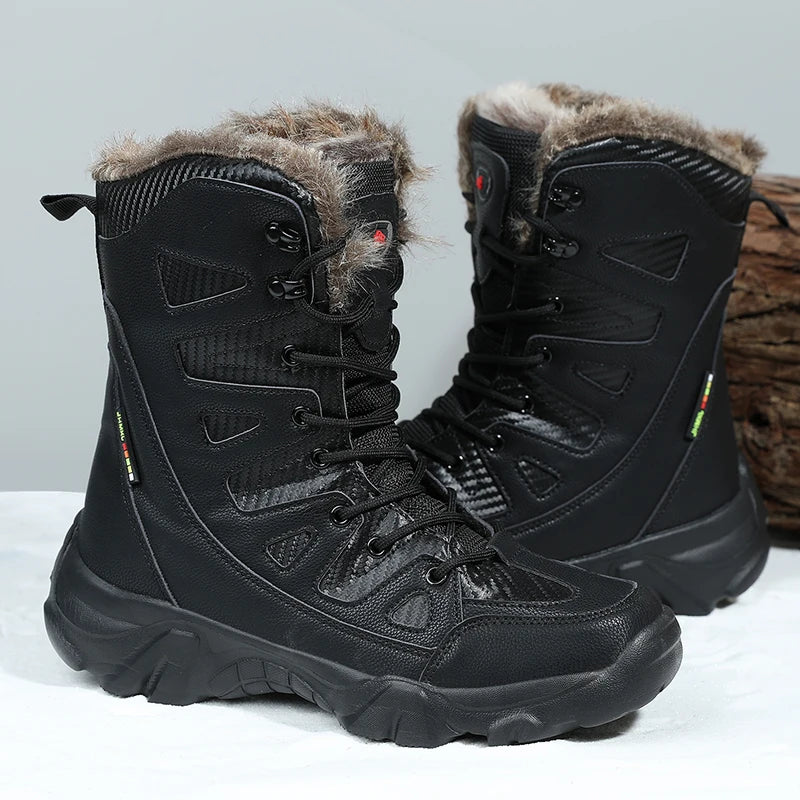 Chaussures de Militaires Grand Froid Noires