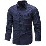 Chemise Militaire Homme Superdry Bleu marine