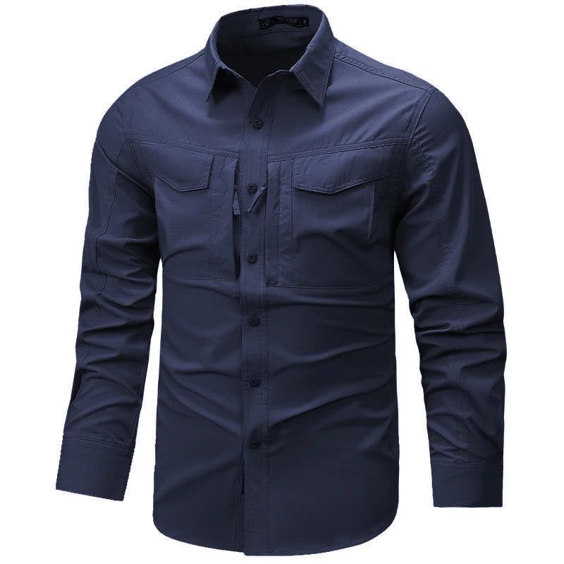 Chemise Militaire Homme Superdry Bleu marine