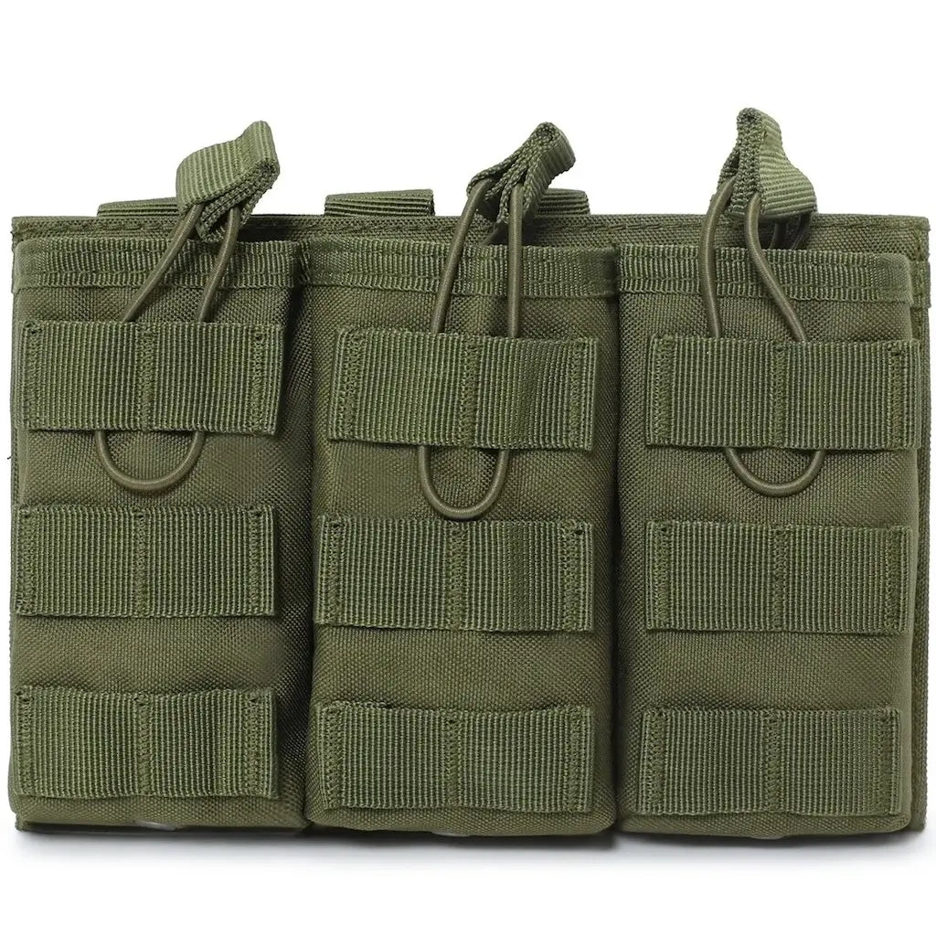 Pochette MOLLE Gilet Tactique Triple Verte