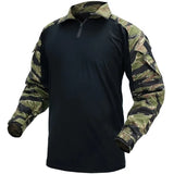 Chemise Longue Militaire Noir Camo