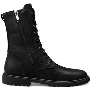 Bottes en Cuir Homme Style Militaire