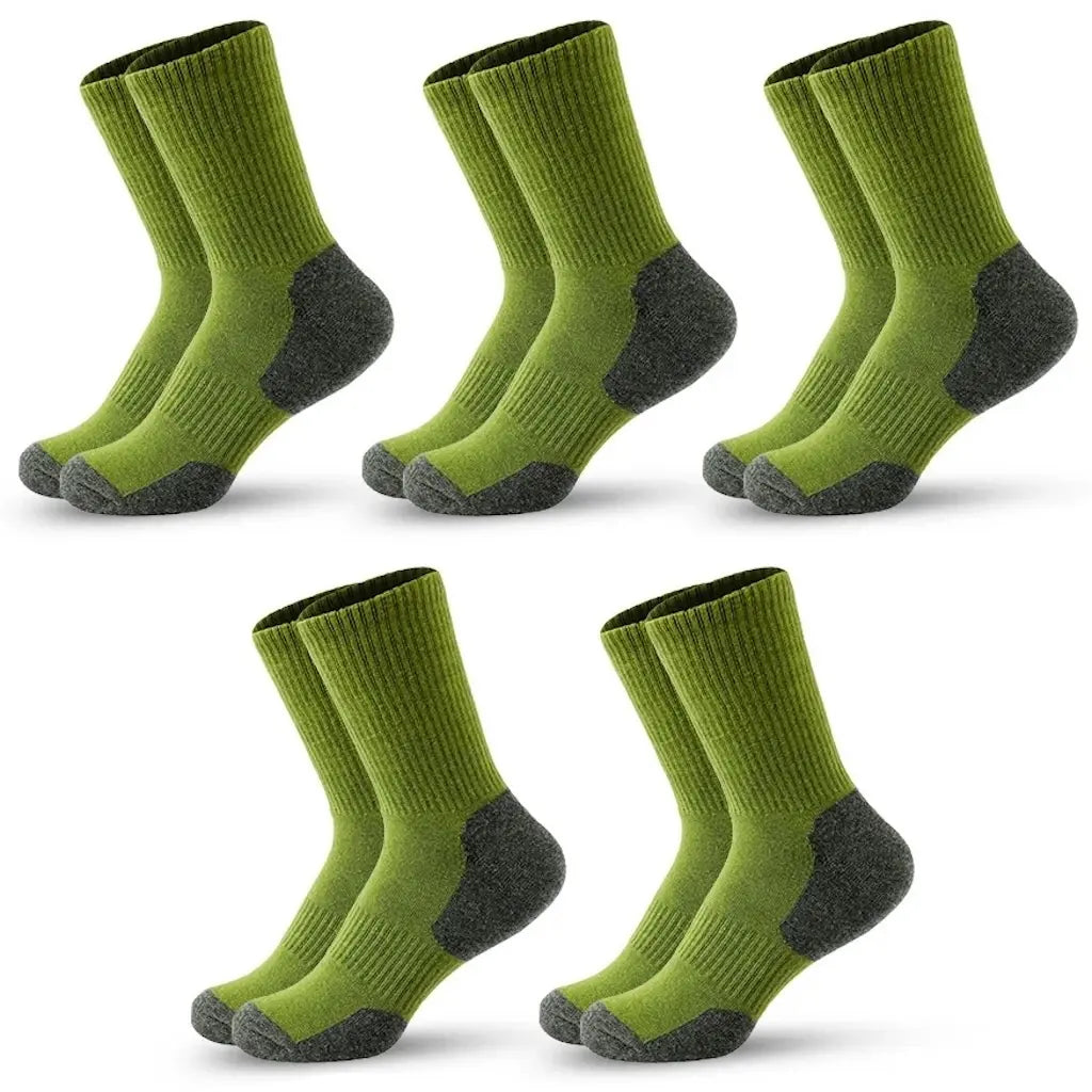 Chaussettes Militaires Anti Ampoule Vertes