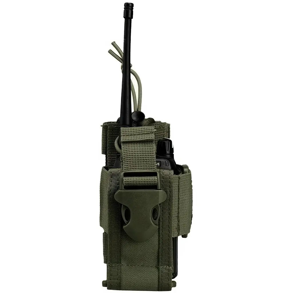 Poche MOLLE Radio Verte