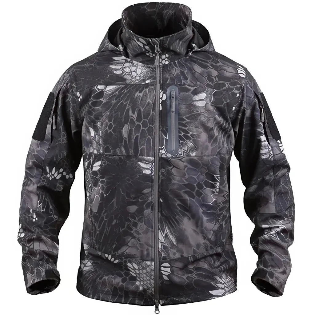 Veste Style Militaire Homme Grise