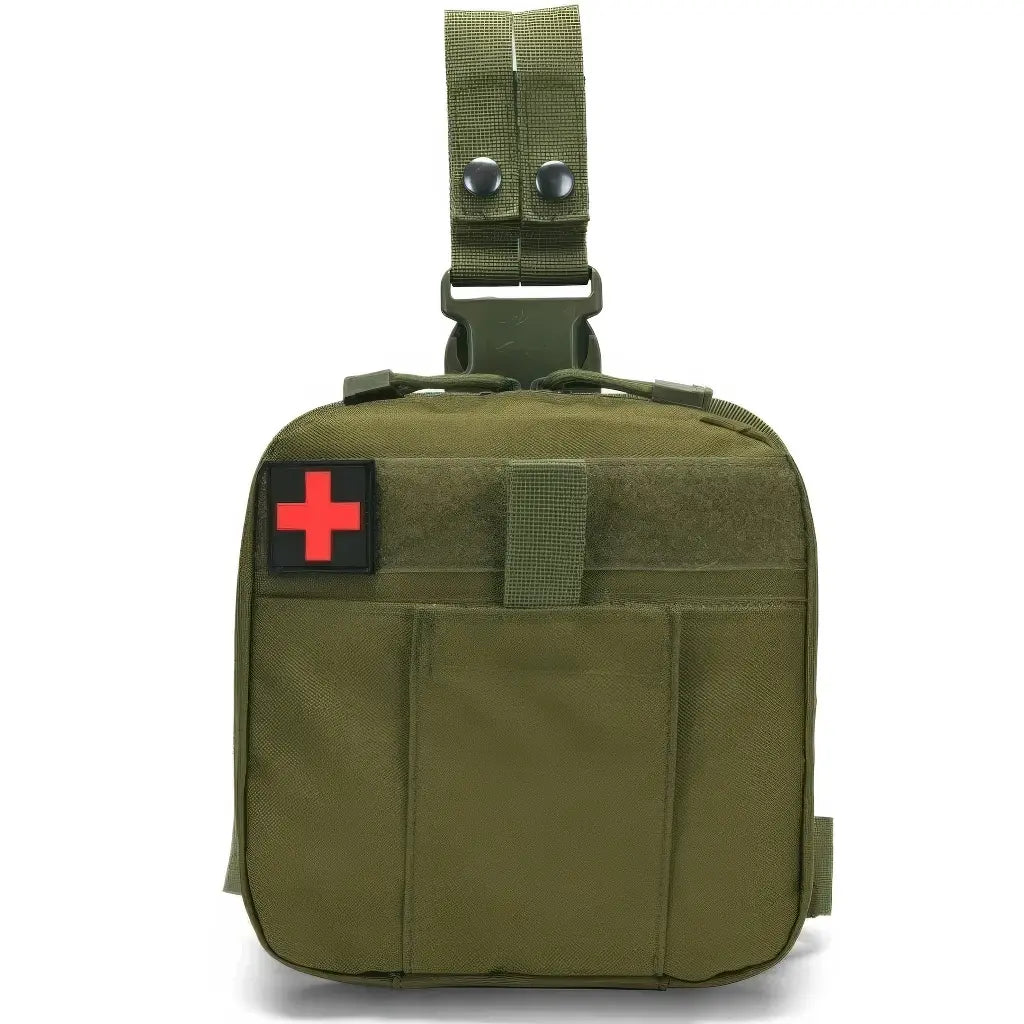 Sacoche de Ceinture Militaire Verte