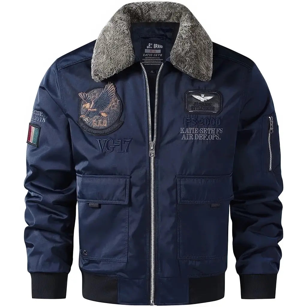 Veste Militaire US Army Bleue