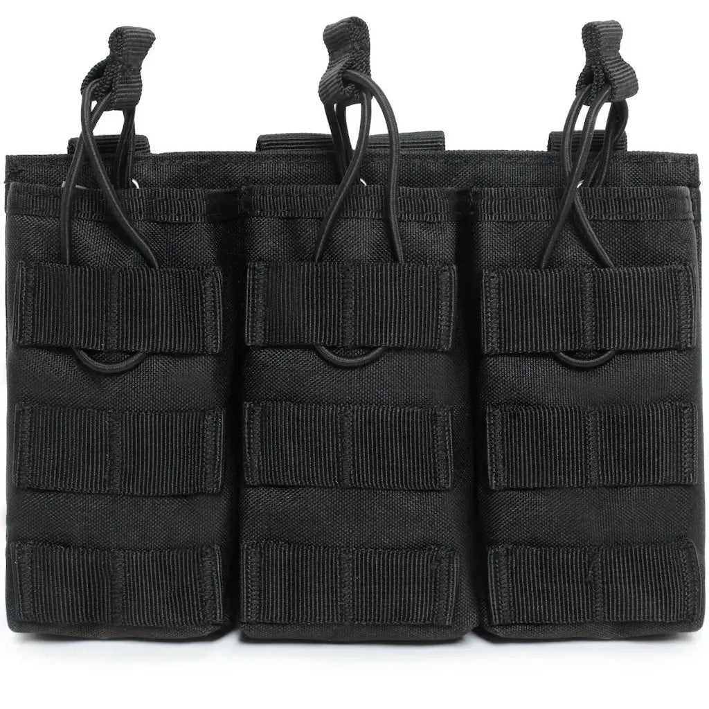 Pochette MOLLE Gilet Tactique Triple Noire