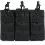 Pochette MOLLE Gilet Tactique Triple Noire