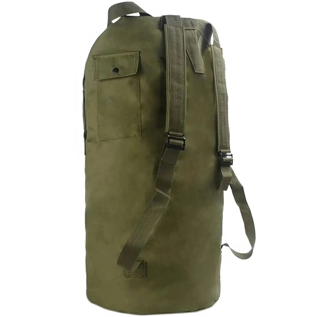 Sac Polochon Militaire Vert