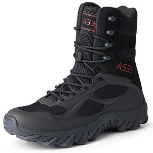 Bottes Militaires Hautes Noires