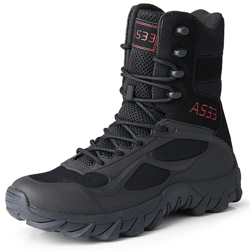 Bottes Militaires Hautes Noires