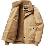 Veste Militaire Doublée Beige