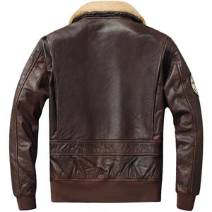 Veste Cuir Militaire Homme