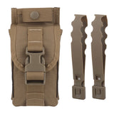 Pochette Système MOLLE Marron