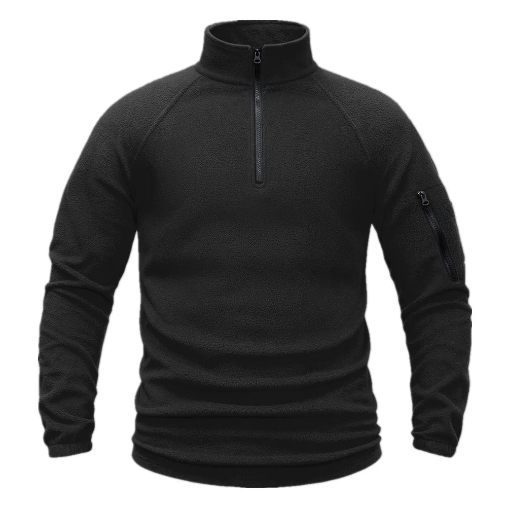 Polaire Militaire Homme Noir