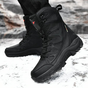 Chaussures Militaires Étanches Noires