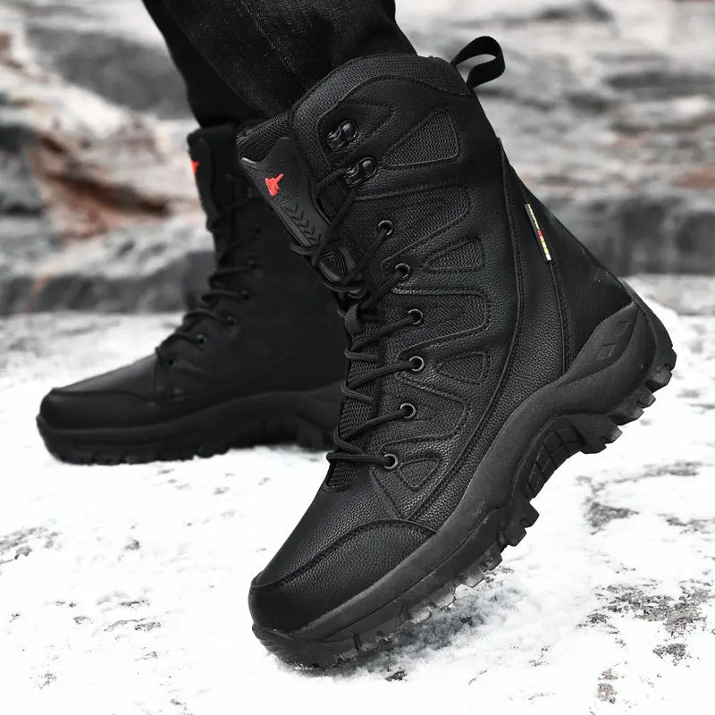 Chaussures Militaires Étanches Noires