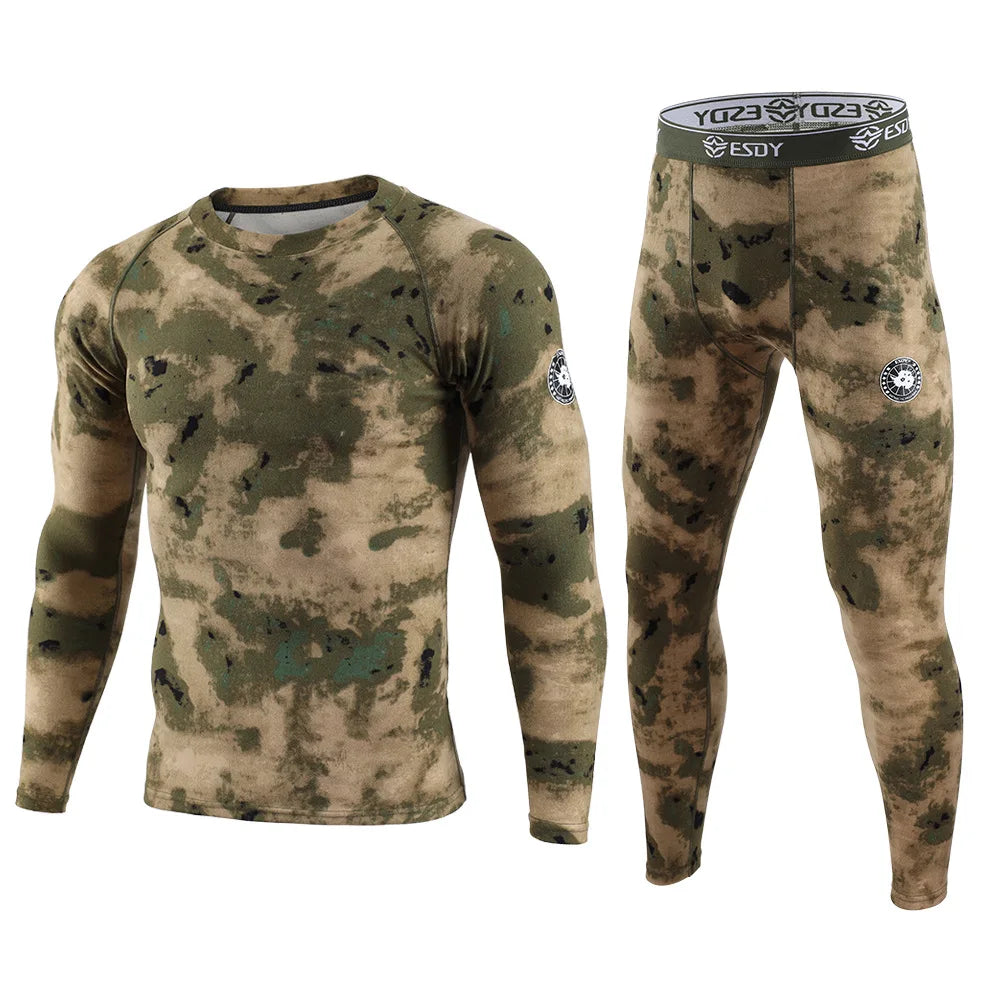 Sous Vêtement Thermique Militaire Camouflage