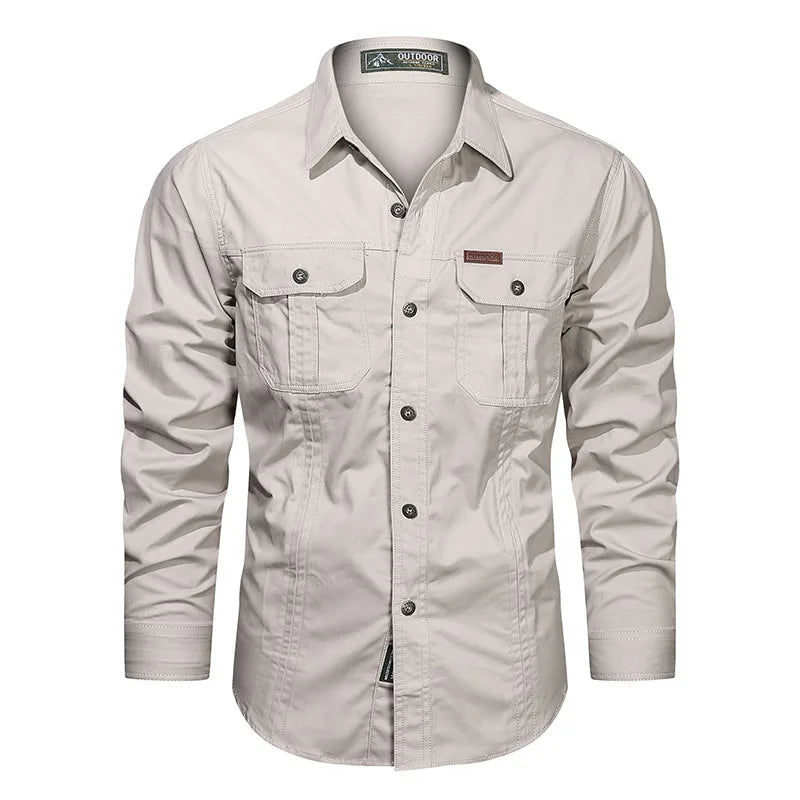 Chemise Blanc cassé Militaire