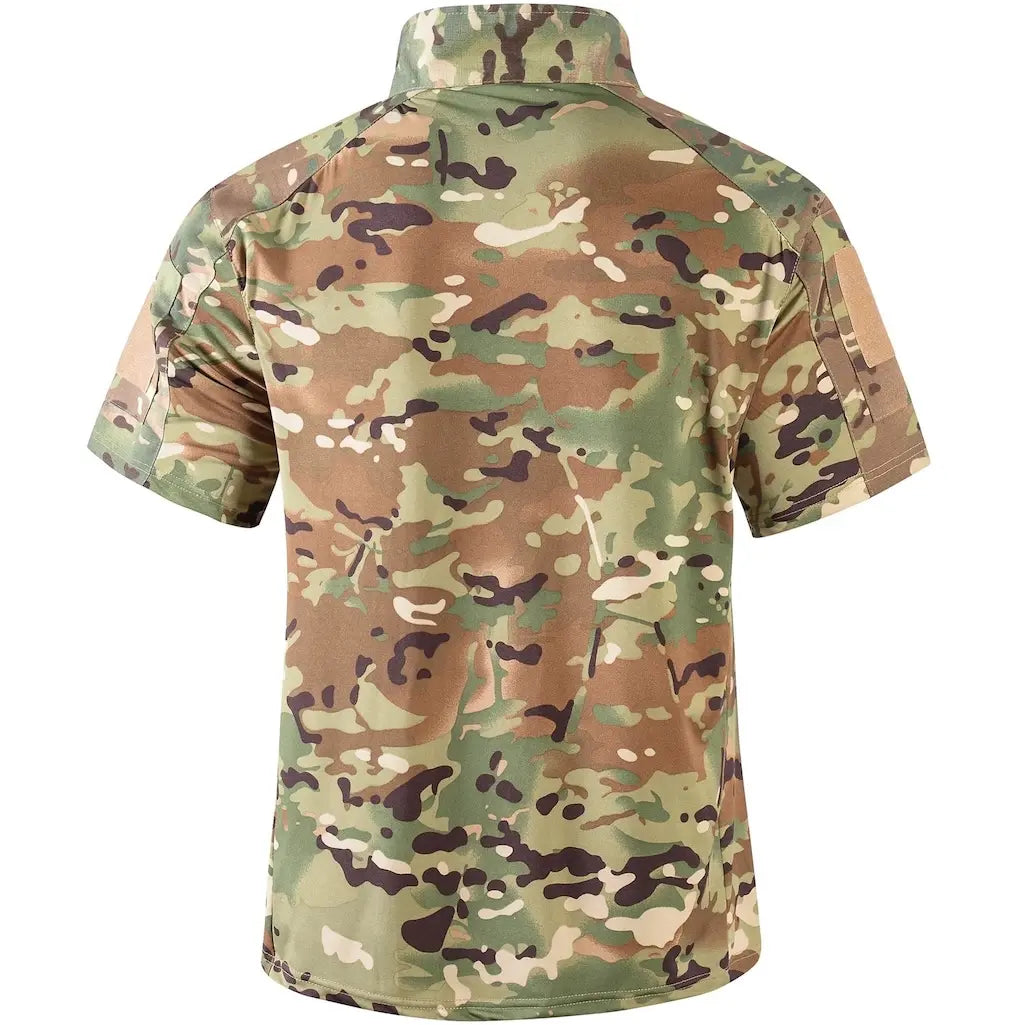 T-Shirt Militaire Camouflage Arrière
