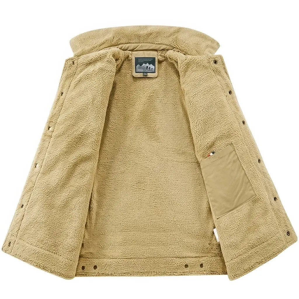 Veste Militaire Fourrure Intérieure
