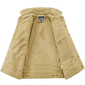 Veste Militaire Fourrure Intérieure